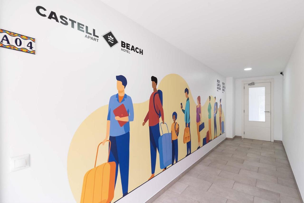 Castell Beach Aparthotel Castelldefels Eksteriør bilde